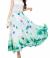 Afibi Women Full/Ankle Length Blending Maxi Chiffon Long Skirt Beach Skirt