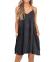 BEUFRI Women's Summer Spaghetti Strap Casual Swing Tank Beach Cover Up Dress with Pockets