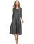 Hotouch Women's 3/4 Sleeve A-line and Flare Midi Long Dress
