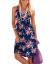 Jouica Women's Casual Summer Tank Sleeveless Knee Length Pleated Sun Dresses with Pockets