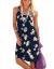 Jouica Women's Casual Summer Tank Sleeveless Knee Length Pleated Sun Dresses with Pockets