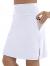 XIEERDUO Women's 20" Modest Knee Length Tennis Skirt Golf Skort Gym Shorts Athletic