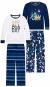 Eddie Bauer Youth Girl's 4 Piece PJ Sleep Set