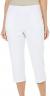 Coral Bay Womens Elastic Waist Millennium Capris