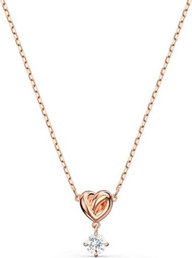 SWAROVSKI Lifelong Heart Crystal Jewelry Collection, Rose Gold & Rhodium Tone Finish