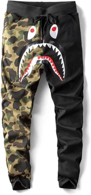 Tupe Camo Sweatpants Unisex Casual Sports Pants Fashion Jogger Shorts