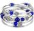 BULINLIN Layered Wrap Bangle Turquoise Bracelet - Bead Bracelet with Natural Agate Stone, Gifts for Women