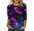 Women 3/4 Sleeve Tops Casual Tie Dye Graphic Tee Shirts Summer Crewneck Sweatshirt Loose Fit T Shirts Tunic Blouses