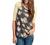 CEASIKERY Women's Blouse Short Sleeve Floral Print T-Shirt Comfy Casual Tops for Women 010