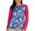 Reel Legends Womens Reel-Tec Ragland Print Long Sleeve Top