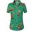 SSLR Womens Hawaiian Shirt Floral Blouses Short Sleeve Button Down Shirts for Women