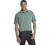 Van Heusen Men's Air Short Sleeve Button Down Poly Rayon Grid Shirt