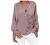 SNKSDGM Womens Cotton Linen Shirts Boho Printed Roll Up Long Sleeve Summer T-Shirt Blouse Loose Fit V Neck Tunic Tees S-5XL