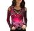 Cold Shoulder Tops for Women Criss Cross Front Strappy T-Shirt Sexy V Neck Lace Trim Long Sleeve Shirts Dressy Blouses