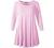 LARACE Women 3/4 Sleeve Tunic Top Loose Fit Flare T-Shirt