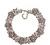 Hitele® Luxury Gold Tone Chain Multi-Color Crystal Collar Choker Statement Bib Necklace jewelery for Women&Girl Gift