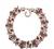 Hitele® Luxury Gold Tone Chain Multi-Color Crystal Collar Choker Statement Bib Necklace jewelery for Women&Girl Gift