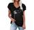 Womens Tops V Neck Summer Petal Sleeve Dandelion Printed Casual Tshirts Floral Fashion Loose Graphic Tee Tops Blouses