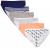 Amazon Essentials Women's Plus Size Hi-Cut Cotton Stretch Bikini Brief Underwear, Pack of 6