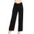 Ambiance Apparel Women's Juniors Wide Leg Spring Linen Pants