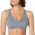 Hanes Ultimate Wireless Bra, Ultra-Light, Full-Coverage Wireless T-Shirt Bra, Convertible Wirefree Bra
