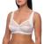 frugue Women's Wirefree Wireless Plus Size Lace Minimizer Bra