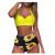 Bikini Sets for Women Two Piece Retro Swimsuit Retro Halter Ruched High Waist Swimwear with Bottom Modest Bathing Suit