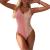 YAUASOPA Sexy Liquid Metallic Glitter One Piece Push Up Swimsuit Female Shiny Solid High Cut Beachwear