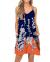 BEUFRI Women's Summer Spaghetti Strap Casual Swing Tank Beach Cover Up Dress with Pockets