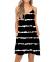 BEUFRI Women's Summer Spaghetti Strap Casual Swing Tank Beach Cover Up Dress with Pockets