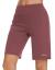 ChinFun Women's 10" High Waist Yoga Shorts Athletic Workout Running Lounge Bermuda Shorts with Pockets