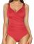 Firpearl Women One Piece Bathing Suits Surplice Shirred Swimwear Tummy Control Swimsuits
