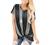 SAMPEEL Womens Tops Casual Summer T Shirts Twist Knot Tunic Tops