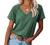 Women Tops Short Sleeve Color Block T-Shirts Tees Raglan Casual Loose Fit Tunic Tops