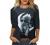Women 3/4 Sleeve Tops Casual Tie Dye Graphic Tee Shirts Summer Crewneck Sweatshirt Loose Fit T Shirts Tunic Blouses