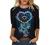 Women 3/4 Sleeve Tops Casual Tie Dye Graphic Tee Shirts Summer Crewneck Sweatshirt Loose Fit T Shirts Tunic Blouses