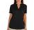 Reel Legends Womens Freeline Solid Mandarin Short Sleeve Top