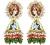 Aheli Handcrafted Enamel Meenakari Pearl Radha Krishna Jhumka Earrings Jewelry for Women Girls