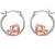 Fox/Pig/Mushroom/Cat Earrings Sterling Silver Cute Hoop Earrings Animal Jewelry Gifts for Women Daughter