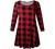 LARACE Women 3/4 Sleeve Tunic Top Loose Fit Flare T-Shirt