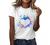 Summer Tops for Women Cute Sunflower Print Short Sleeve T-Shirt Casual Crew Neck Tshirts Plus Size Graphic Tees Shirts