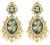 Aheli Handcrafted Enamel Meenakari Pearl Radha Krishna Jhumka Earrings Jewelry for Women Girls