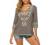 AK Women's Summer Boho Embroidery Mexican Bohemian Tops Peasant 3/4 Sleeve V Neck Shirt Tunic Blouses