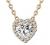 PAVOI 14K Gold Plated Post Faux Diamond Round Solitaire Pendant Halo Necklace | Gold Necklace for Women | Slider Adjustable