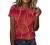 Womens T-Shirt Casual Dressy Floral Printed Short Sleeve Funny Graphic Tee Shirts Summer Cute Loose Blouse Tops