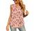 QUEZHU Womens Summer Sleeveless Chiffon Tank Tops Blouse Loose Casual V Neck Blouses Shirt