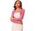 Allegra K Women's Elegant Crop Cardigan Sheer Floral Lace Bolero Shrug Top