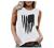 Women's Patriotic Shirt USA Flag Letters Print Sleeveless Tank Top Summer Casual Crewneck 4th of July Graphic Tee Tops