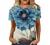 Womens Summer Tops Short Sleeve Fashion Casual Trendy Printed Tshirts Crew Neck Tee Shirt Cute T Shirts Ladies Blouses