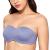 DELIMIRA Women's Jacquard Bandeau Underwire Minimizer Strapless Bra for Large Bust